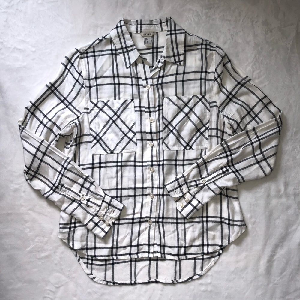 Soft Plaid Button Up